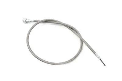 V-Twin 11-0061SP 36-Inch Braided Stainless Steel Front Wheel Drive Speedometer Cable for Harley FXR Models by V-Twin