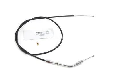 Barnett Black Vinyl Throttle Cable for 40mm Mikuni Carburator – 43 Inch Length by Barnett