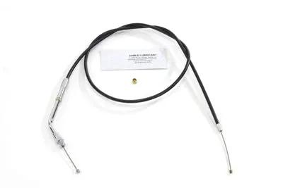 Barnett Black Vinyl Throttle Cable for 40mm Mikuni Carburator – 43 Inch Length by Barnett