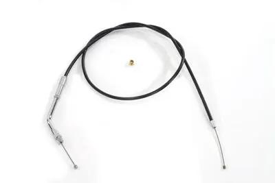 Barnett Black Vinyl Throttle Cable for 40mm Mikuni Carburator – 43 Inch Length by Barnett