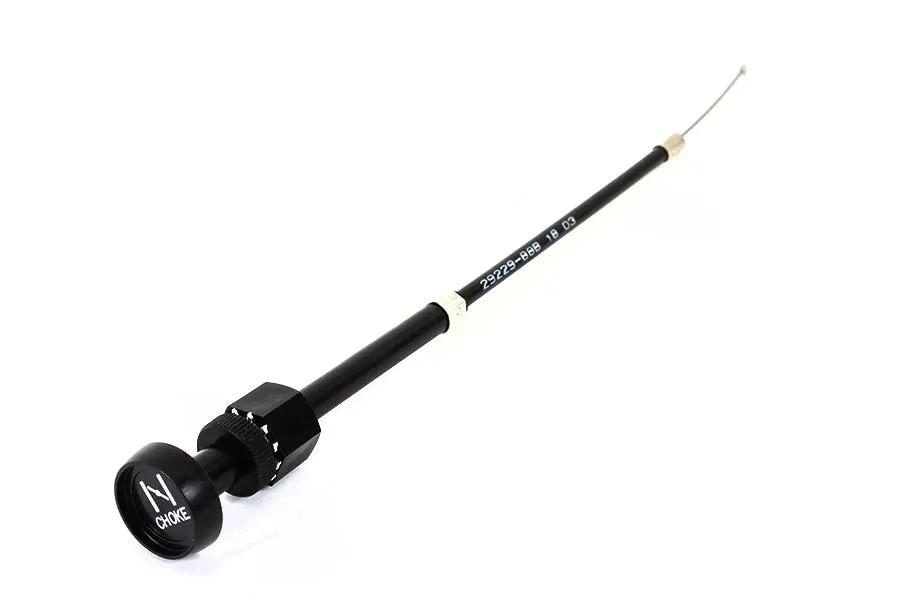 V-Twin Choke Cable Assembly Black for Harley Davidson XL (1988-1997) by V-Twin