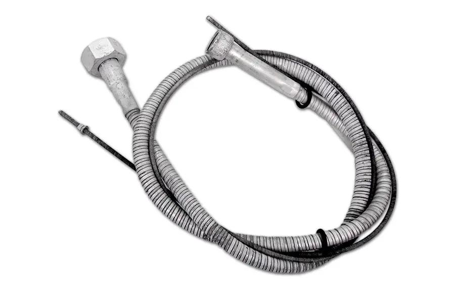 V-Twin 36-2554R + CAD 35-Inch Zicad Plated Speedometer Cable for Harley Davidson FL Models by V-Twin
