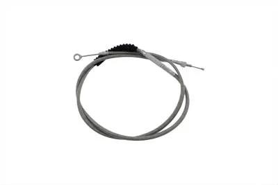 V-Twin 72.69 inch Braided Stainless Steel Clutch Cable Part H11-7010S-4 by V-Twin