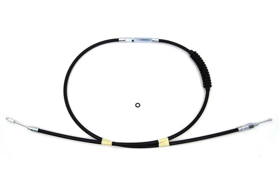 V-Twin 66.69 Inch Black Vinyl Clutch Cable for Harley Davidson FXST Models by V-Twin
