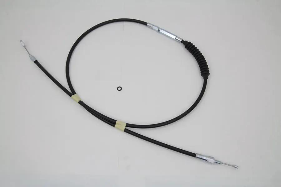 V-Twin 66.69 Inch Black Vinyl Clutch Cable for Harley Davidson FXST Models by V-Twin