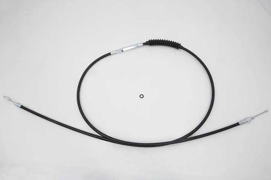 V-Twin 72.69 Inch Black Vinyl Clutch Cable for Harley Davidson FXST by V-Twin