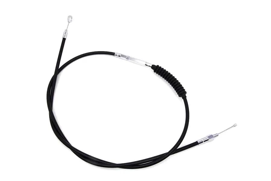 V-Twin 72.69 Inch Black Vinyl Clutch Cable for Harley Davidson FXD and FXDL Models - Part H11-7010V-4 by V-Twin