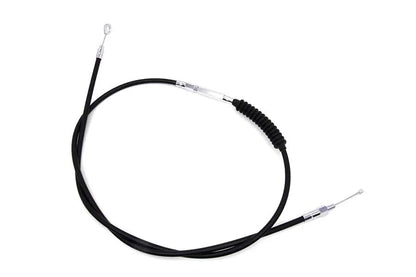 V-Twin 72.69 Inch Black Vinyl Clutch Cable for Harley Davidson FXD and FXDL Models - Part H11-7010V-4 by V-Twin