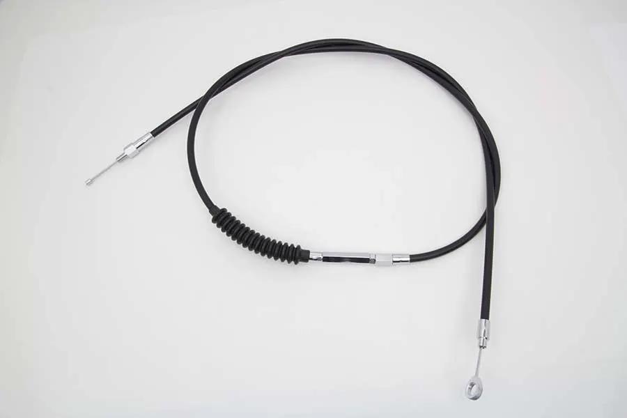 V-Twin 76.69 Inch Black Vinyl Clutch Cable for Harley Davidson FXD and FXDL Models by V-Twin