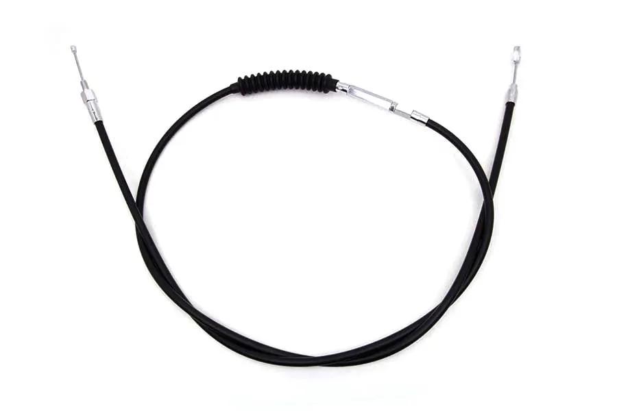 V-Twin 76.69 Inch Black Vinyl Clutch Cable for Harley Davidson FXD and FXDL Models by V-Twin