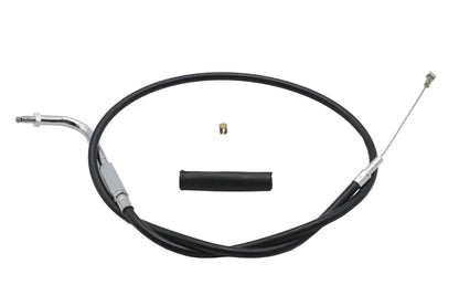 Ultima Black Vinyl Idle Cable with Chrome Fittings - 30 Inch for Harley Davidson by Ultima
