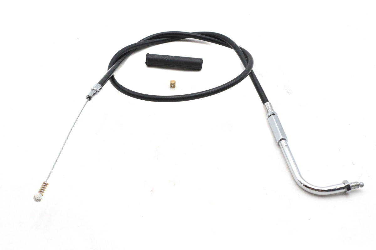 Ultima 48-165 Black Vinyl Idle Cable with Polished Chrome Fittings