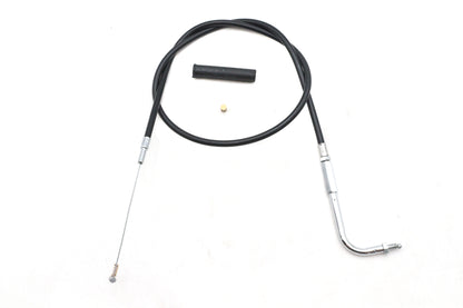 Ultima 48-165 Black Vinyl Idle Cable with Polished Chrome Fittings