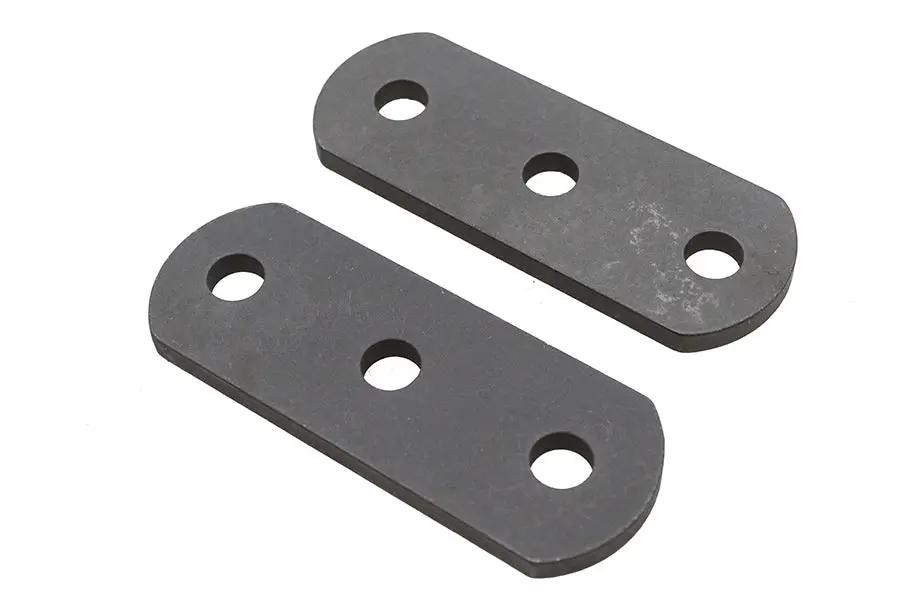 Colony Buddy Seat Bar Mounting Plate Set Parkerized for Harley Davidson EL and UL 1936-1941 by Colony