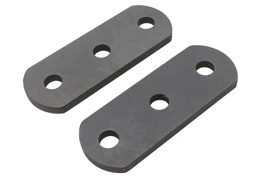 Colony Buddy Seat Bar Mounting Plate Set Parkerized for Harley Davidson EL and UL 1936-1941 by Colony