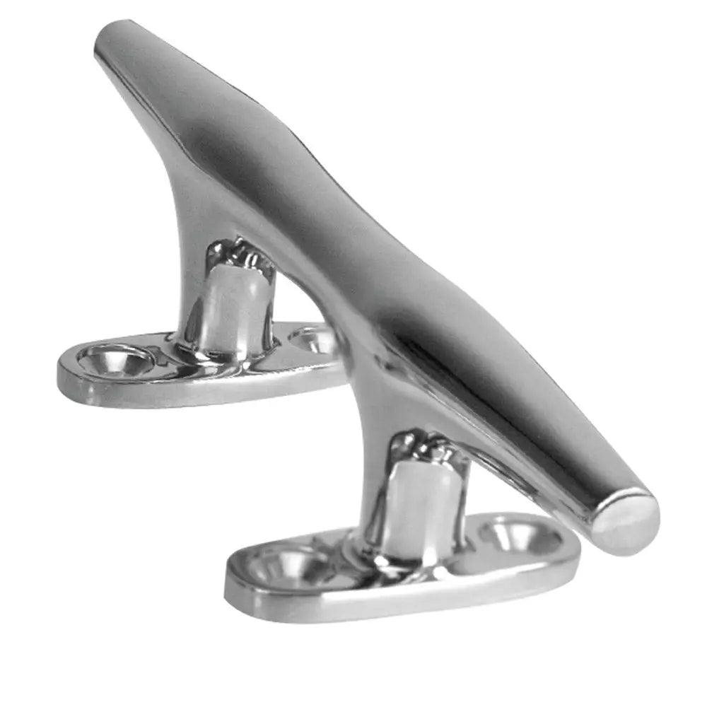Whitecap Heavy Duty 12-Inch Stainless Steel Hollow Base Cleat (Part #6112)