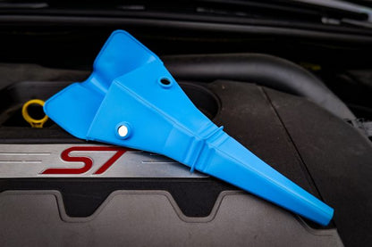 Caliber 13591 Flex & Fold Small Blue Funnel for Precise Fluid Handling