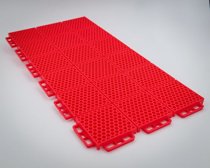 Caliber Protech Flooring - Smooth Finish, 24 pcs, Red (Part #13612-2)