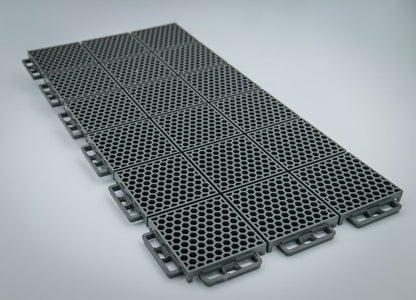 Caliber Protech Flooring - Smooth Finish, 24 Piece Set in Grey (Part Number 13612-3)