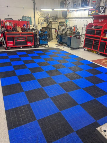 Caliber Protech Smooth Blue Flooring - 24 Piece Pack