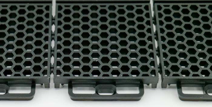 Caliber Protech Smooth Blue Flooring - 24 Piece Pack