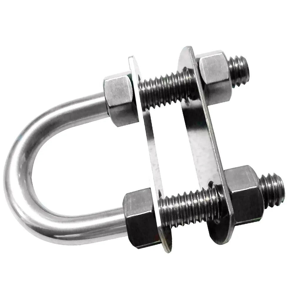 Whitecap Bow Eye S-5020P - 3/8 inch Eye Ring, 2-1/2 Inch Thread Length, 304 Stainless Steel