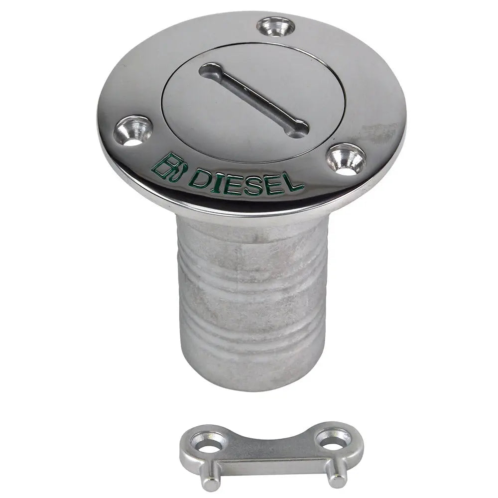 Whitecap 6395C Diesel Hose Deck Fill with 2-Inch Diameter and 90-Degree Angle