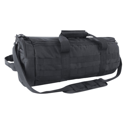 Rothco Tactical Traveler Duffle Bag Black, 19-Inch Size – Heavy-Duty Military-Style Equipment Bag