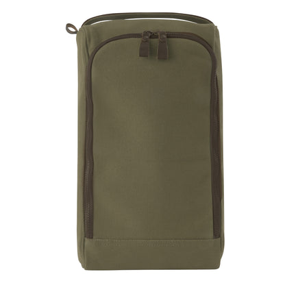 Rothco Canvas Shoe Bag Olive Drab - Travel and Golf Shoe Organizer with Extra Storage