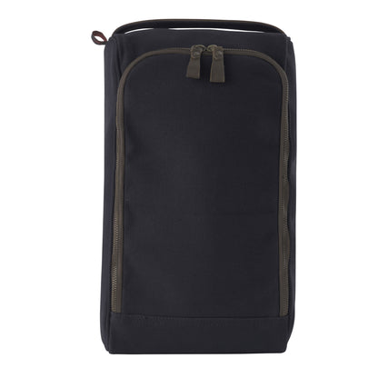 Rothco Canvas Shoe Bag Black – Durable Travel Shoe Organizer with Inner Zipper Pocket