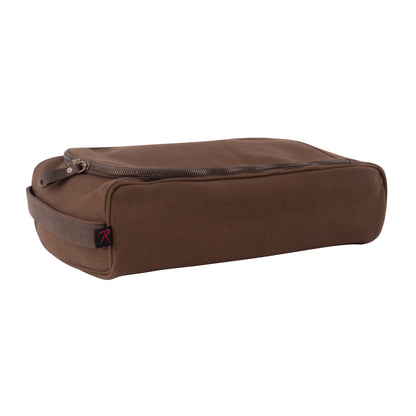 Rothco Canvas Shoe Bag in Earth Brown – Travel and Storage Solution for Sneakers and Dress Shoes