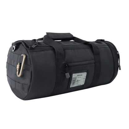 Rothco Tactical Traveler Duffle Bag Black, 19-Inch Size – Heavy-Duty Military-Style Equipment Bag