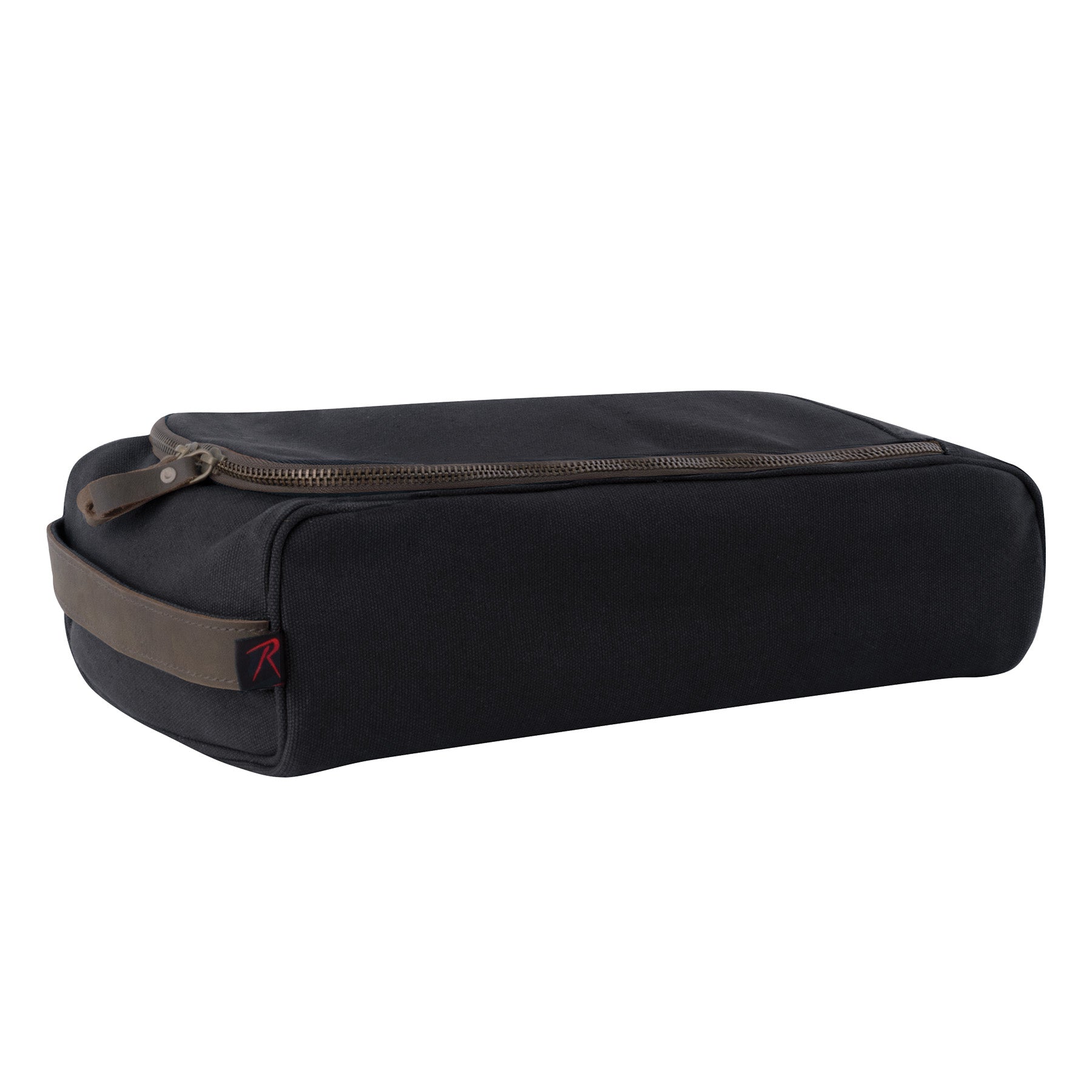 Rothco Canvas Shoe Bag Black – Durable Travel Shoe Organizer with Inner Zipper Pocket