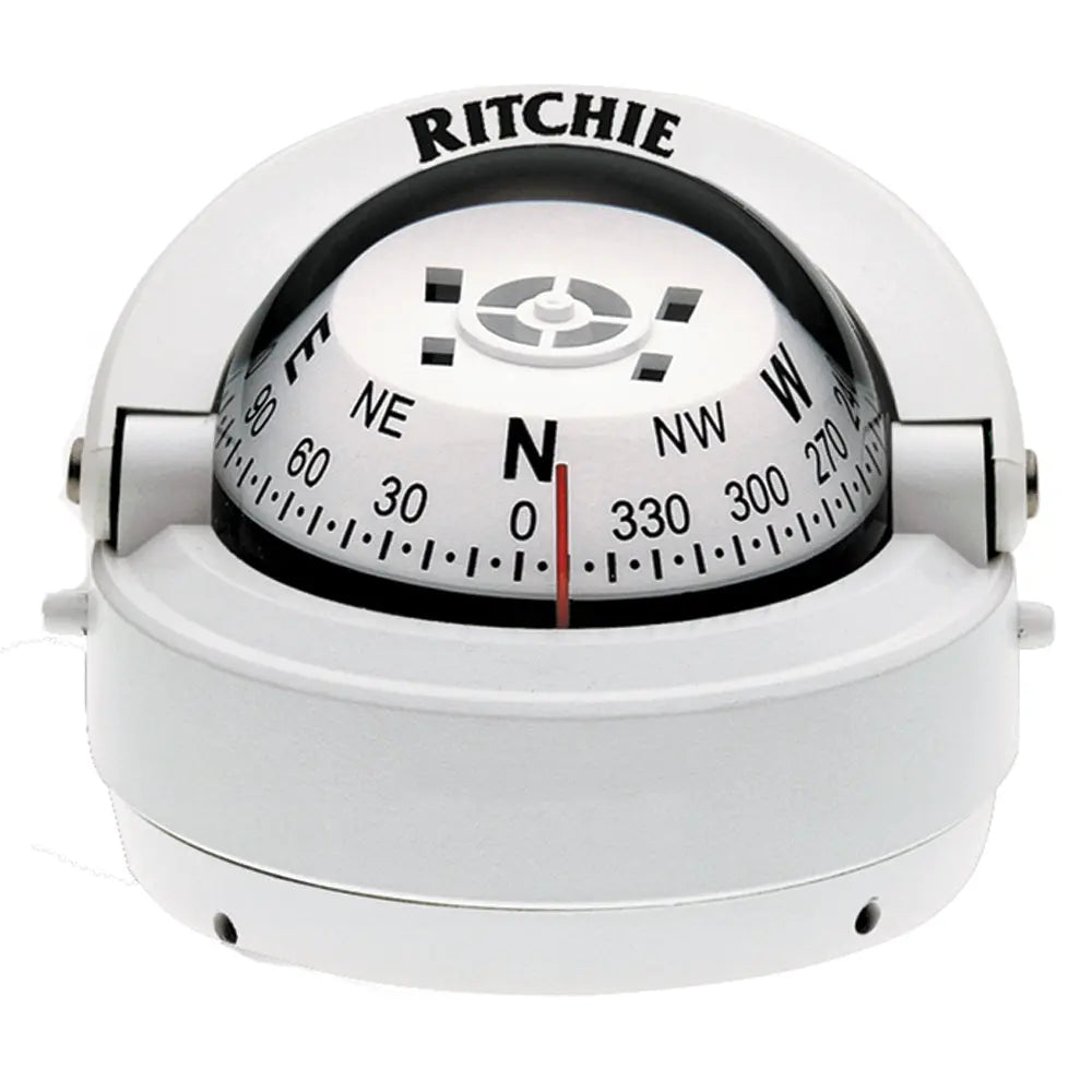 Ritchie S-53W Explorer Compass – Surface Mount with Green Night Illumination and Quick-Release Module