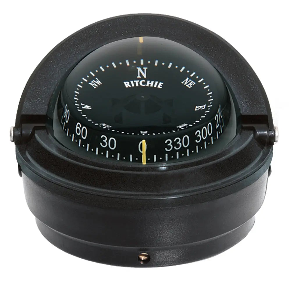 Ritchie S-87 Voyager Compass Surface Mount Black with 3-Inch CombiDamp Dial