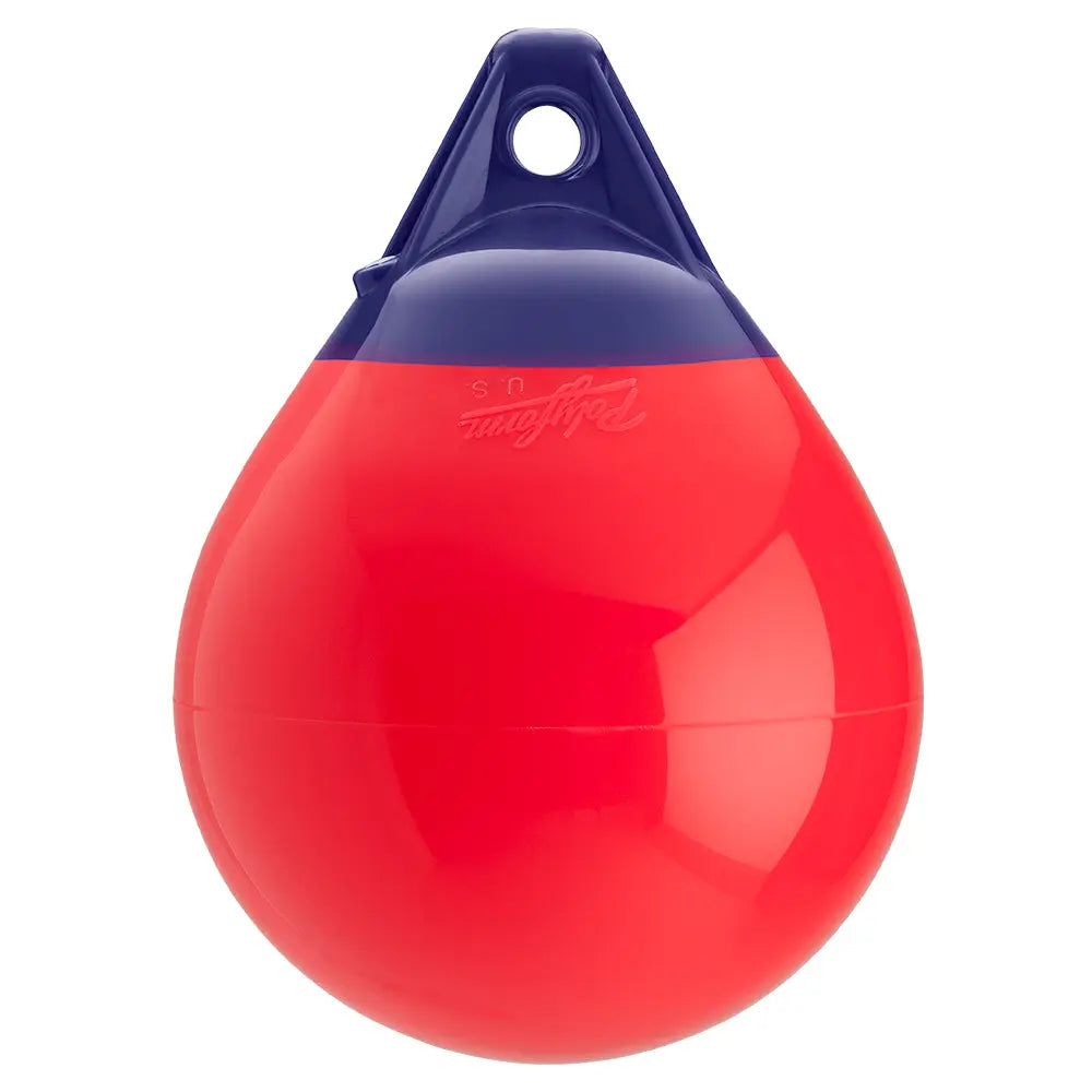 Polyform U.S. A-1 Buoy 11-Inch Diameter - Red for Marine and Dock Use