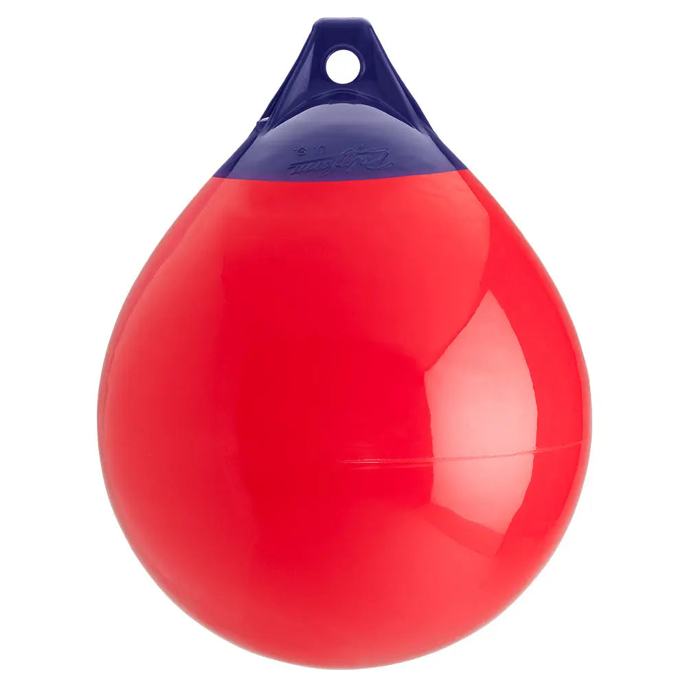 Polyform U.S. A-3 Buoy 17-Inch Diameter in Red for Heavy Seas and Marine Marking