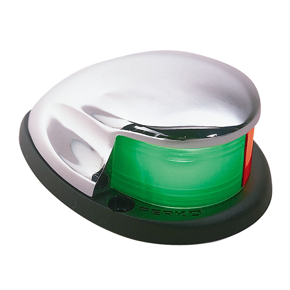 Perko 0227DP0CHR Bi-Color Bow Light, Chrome-Plated Zinc Alloy