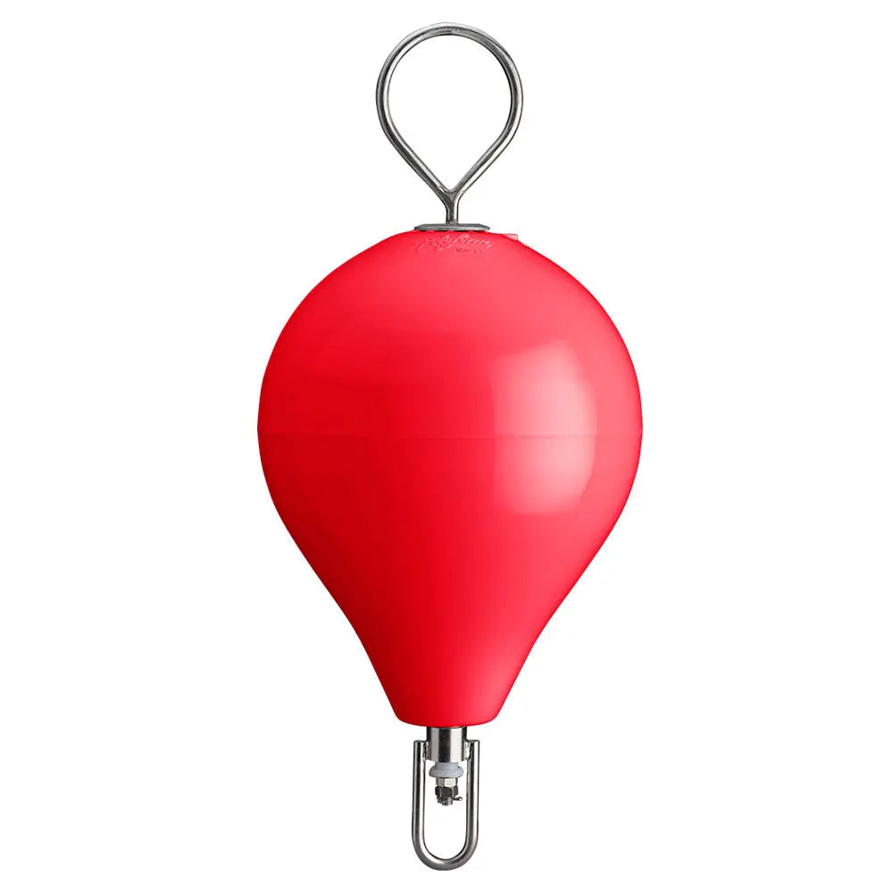 Polyform U.S. 13.5-inch CM Mooring Buoy with Stainless Steel Iron - Red