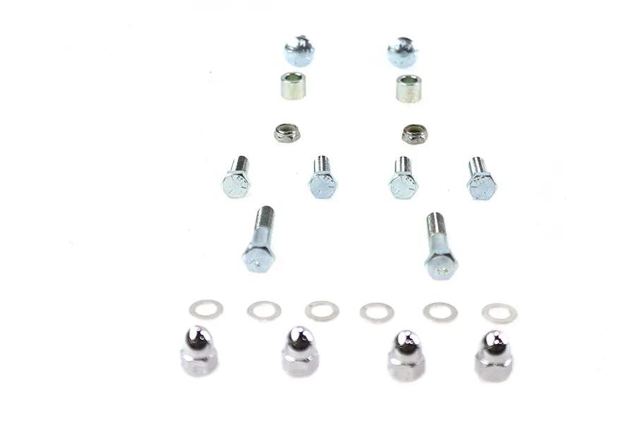 Colony Rear Fender Rail Screw and Nut Kit for Harley Davidson FX Models by Colony