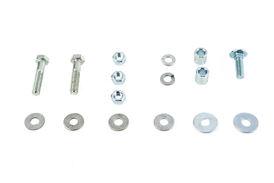 V-Twin Police Solo Seat Hardware Mount Kit with Washers, Bolts, and Nuts by V-Twin