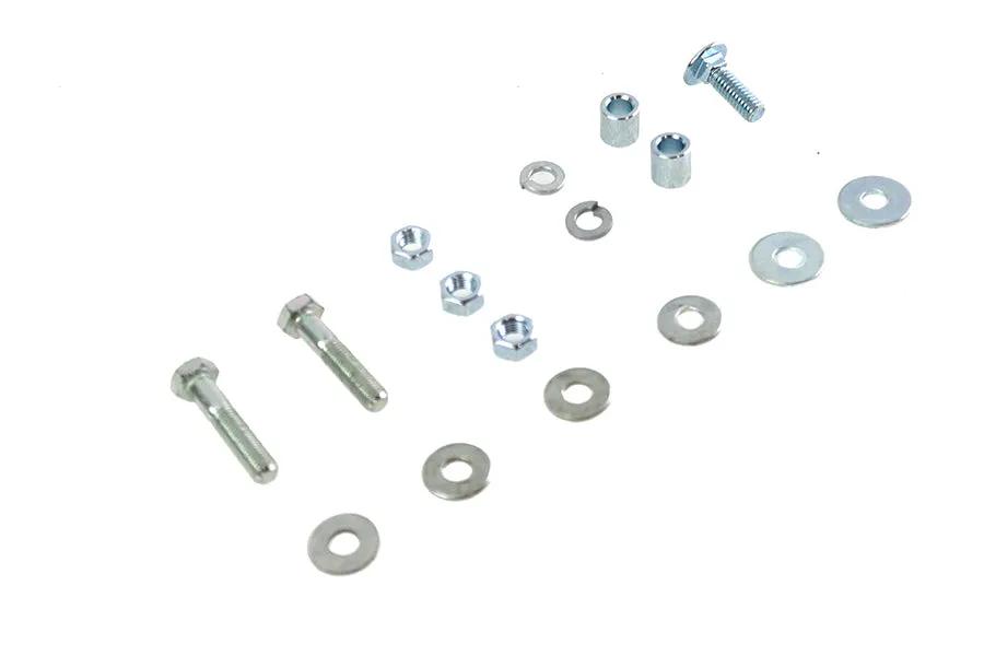 V-Twin Police Solo Seat Hardware Mount Kit with Washers, Bolts, and Nuts by V-Twin