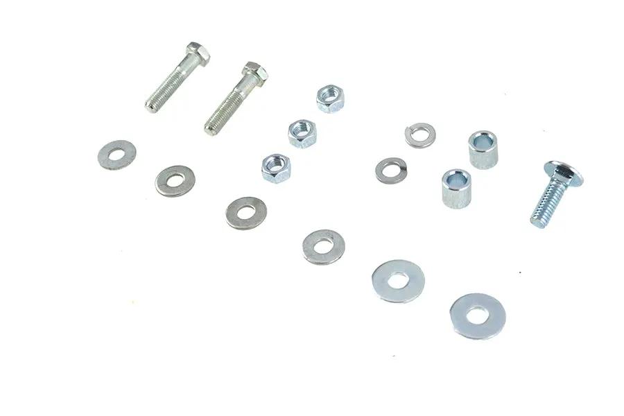 V-Twin Police Solo Seat Hardware Mount Kit with Washers, Bolts, and Nuts by V-Twin
