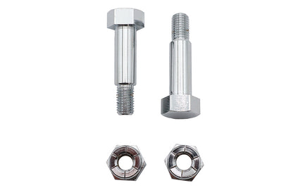 V-Twin Large Driver Footpeg Bolt Set Chrome – Durable Female End Peg Hardware