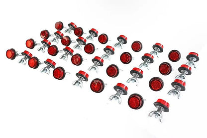 Chris Products CH40R Red Reflectors for License Plate Frames – USA Made by Chris Products