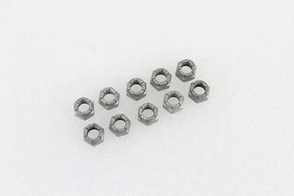 V-Twin Flexloc Nuts 3/8 Inch-24 Cadmium – Pack of 10 by V-Twin
