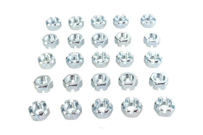 V-Twin Zinc Plated 7/16 inch-20 Lock Nut (Part #95030A180) by V-Twin