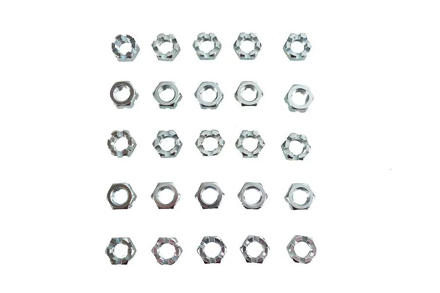 V-Twin Zinc Plated 7/16 inch-20 Lock Nut (Part #95030A180) by V-Twin