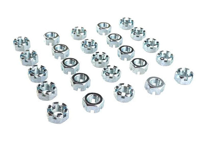 V-Twin Zinc Plated 7/16 inch-20 Lock Nut (Part #95030A180) by V-Twin