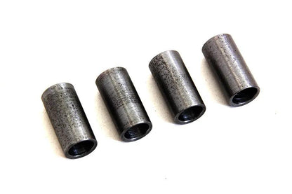 V-Twin Motor Mount Bushing Kit for Harley Davidson FL Models - 3/8 Inch Inner Diameter, Raw Steel by V-Twin